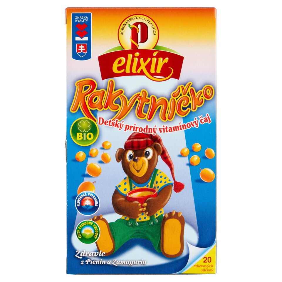 image 1 of Elixír Organic Rakytníčko Sea-Buckthorn Child's Natural Vitamin Tea 20 x 1.5 g 30 g