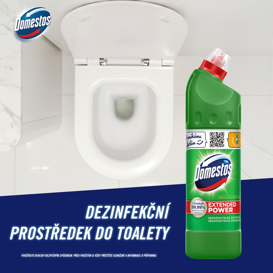 Obrázek 1 pro produkt Domestos Extended Power Pine 750ml