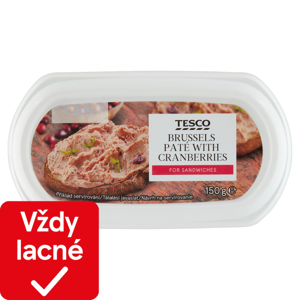 Tesco Brussels Paté with Cranberries 150 g