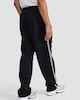 image 3 of F&F Side Stripe Pleated Joggers in Black