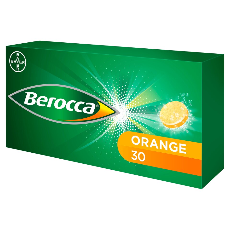 image 1 of Berocca Orange Effervescent Vitamin Energytblts 30'S