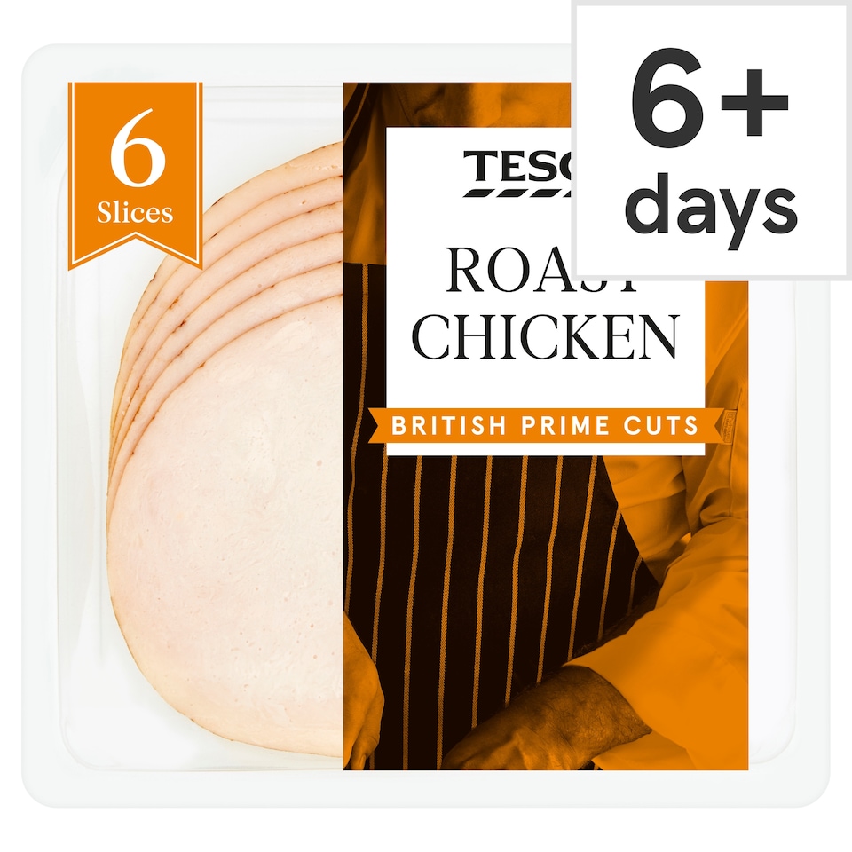 Tesco British Roast Chicken Slices 120g