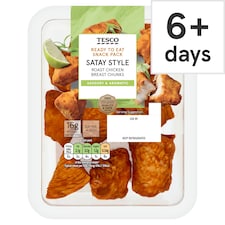Tesco Satay Style Roast Chicken Breast Chunks 80g