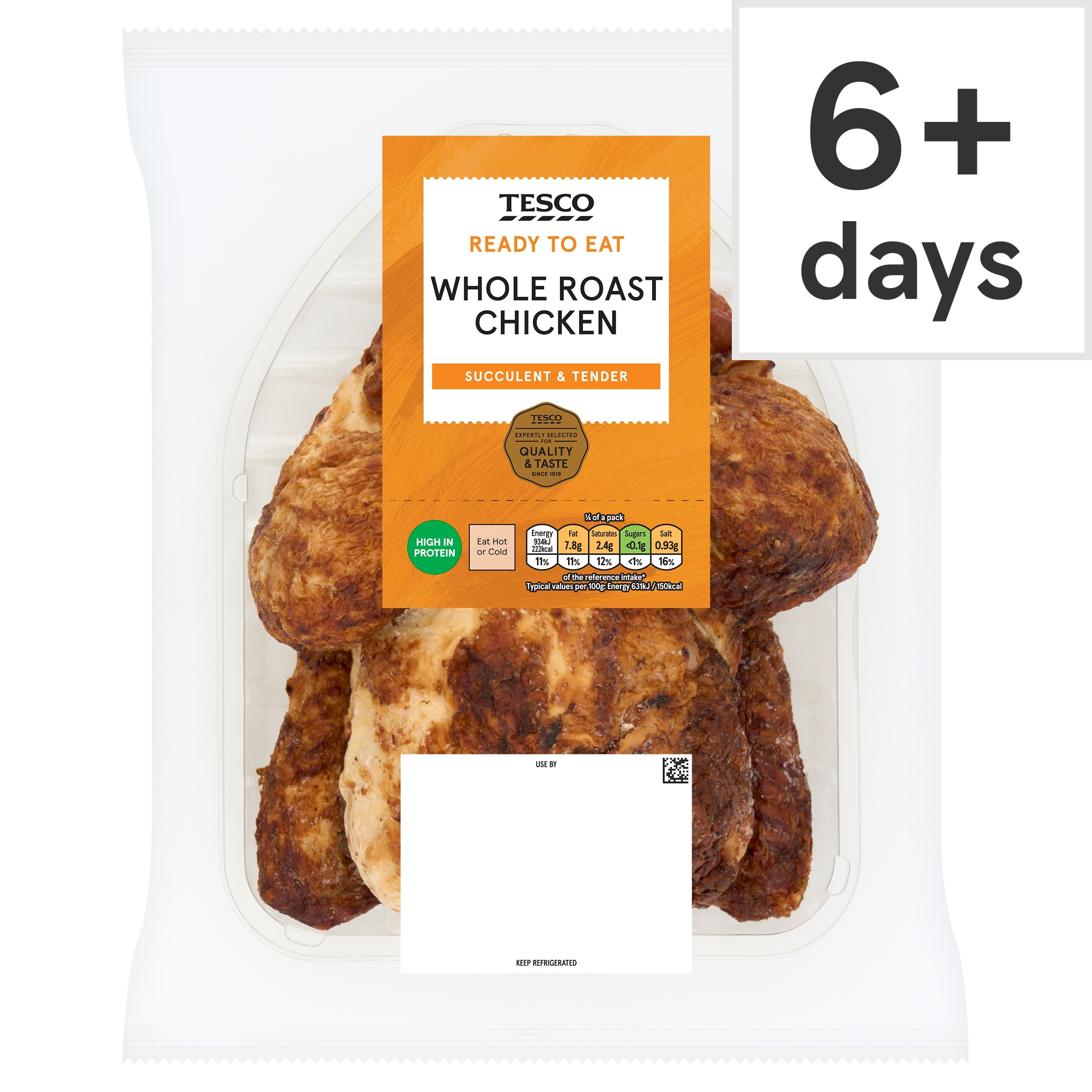 Tesco Whole Roast Chicken 1kg