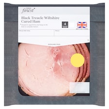Tesco Finest Deli Black Treacle Wiltshire Cured Ham 100G