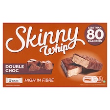 Skinny Whip Double Chocolate Nougat Bars 5 x 20g