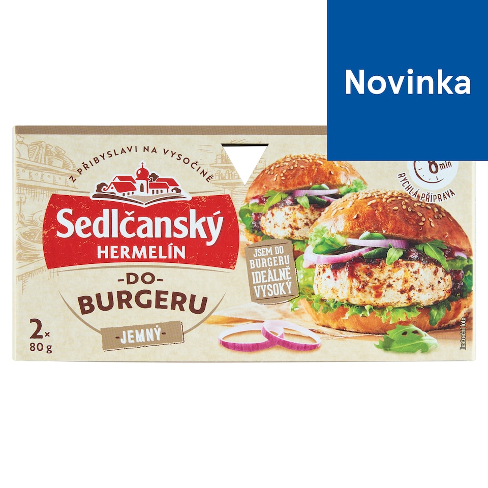 obrázok 1 z Sedlčanský Hermelín do Burgeru 160 g