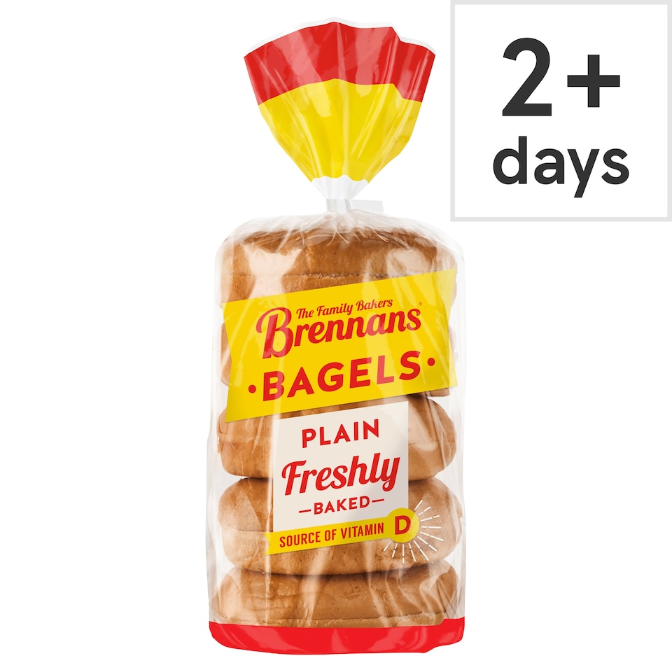 Brennans Plain Bagel 425g
