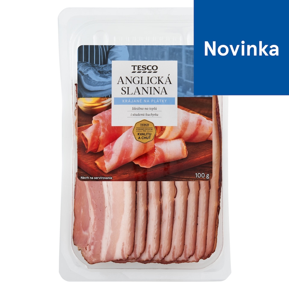 Tesco Anglická slanina 100 g
