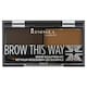 image 1 of Rimmel Brow This Way Kit Dark Brown