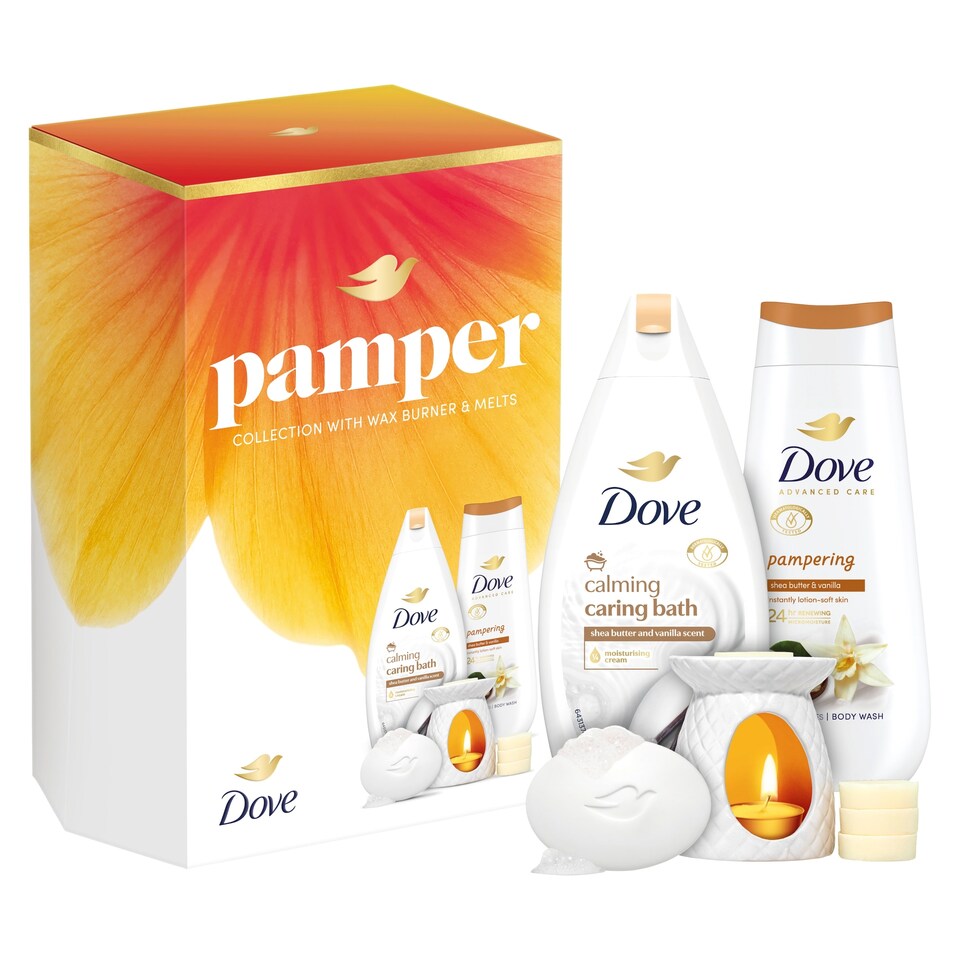 image 1 of Dove Pamper Collection with Wax Burner & Melts