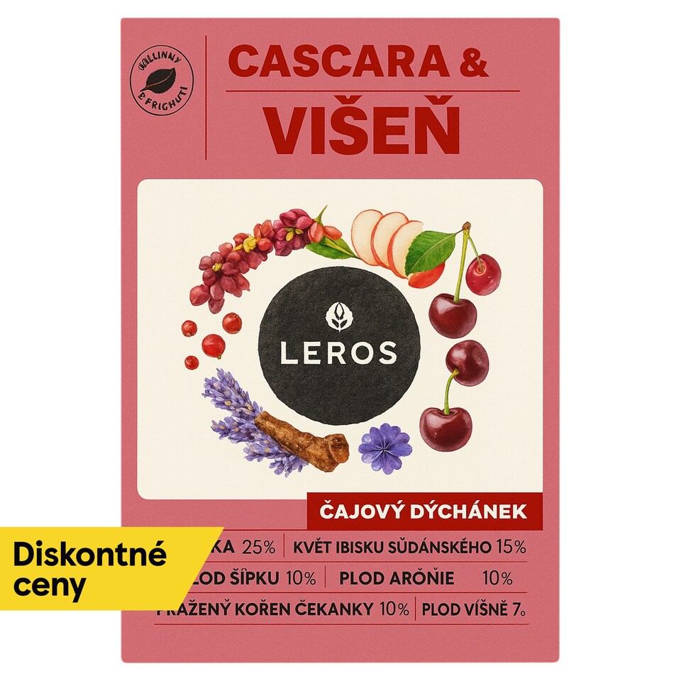 obrázok 1 z Leros Čajový dýchánek Višňa & cascara 20 x 2 g (40 g)