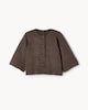 image 5 of F&F Button Up Boxy Cardigan in Chocolate