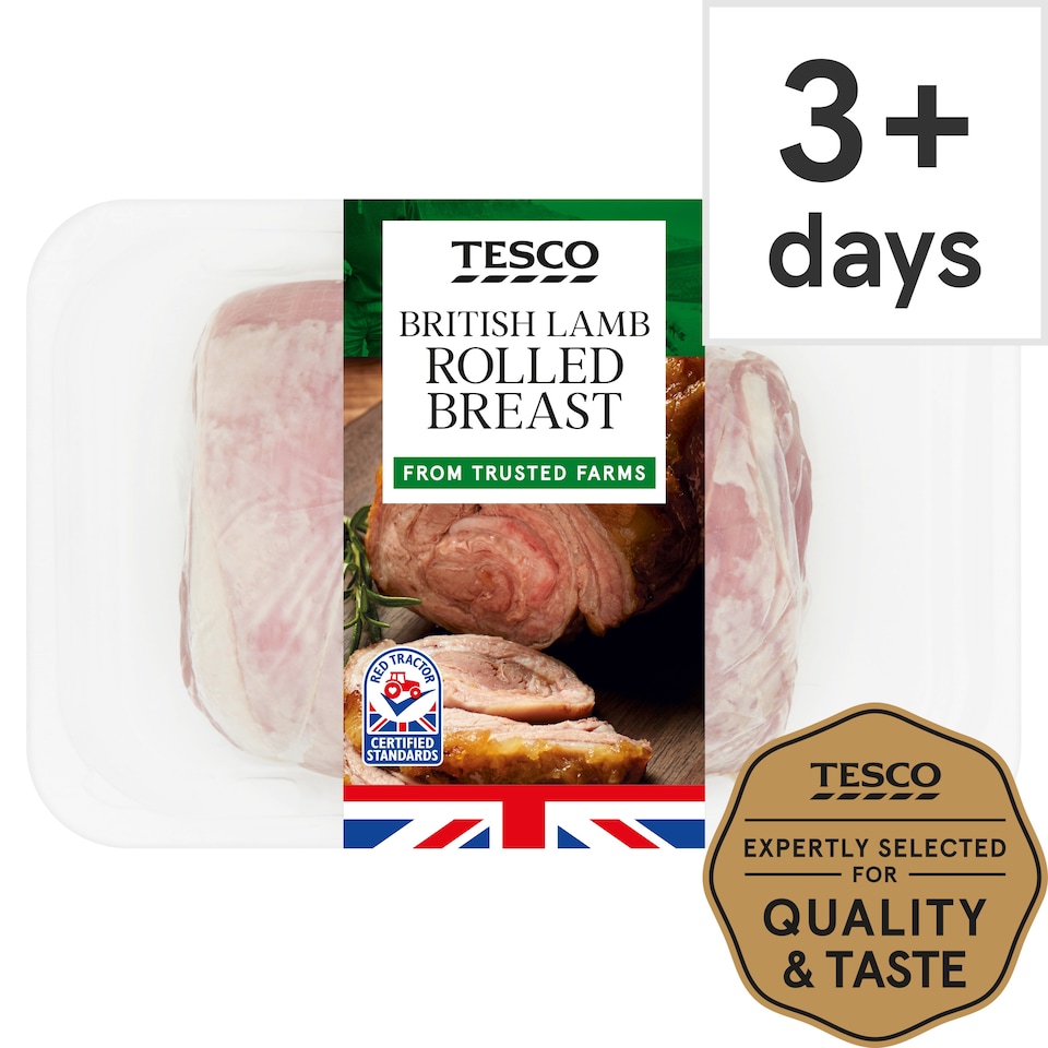 Tesco British Lamb Boneless Rolled Breast Joint