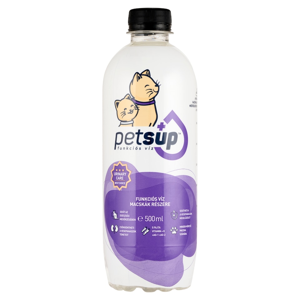 PetsUp funkciós víz macskák részére 500 ml  1. kép