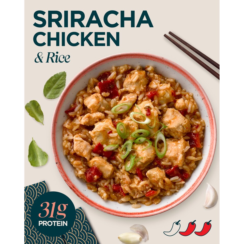 image 1 of MyProtein Sriracha Chicken & Rice 325g