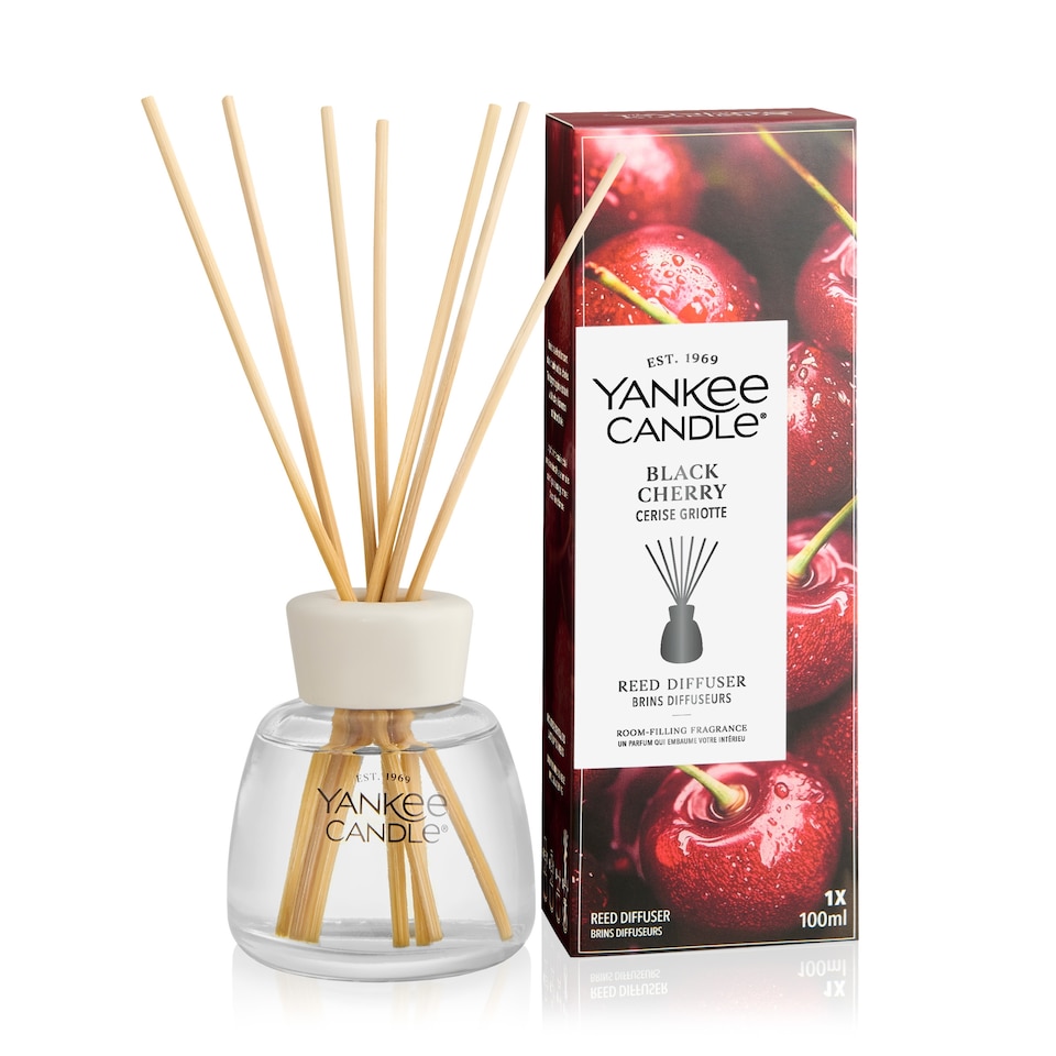 image 1 of Yankee Classic Black Cherry Reed Diffuser 100ML
