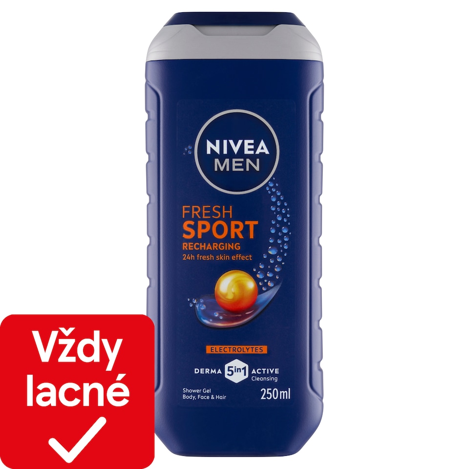 obrázok 1 z Nivea Men Fresh Sport 5 v 1 Sprchovací gél 250 ml