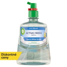 Air Wick Active Fresh Náplň do automatického difuzéra bielizeň a biela orchidea 228 ml