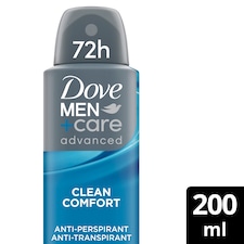 Dove Men+Care Clean Comfort 72h Advanced Care Antiperspirant Deodorant 200ml
