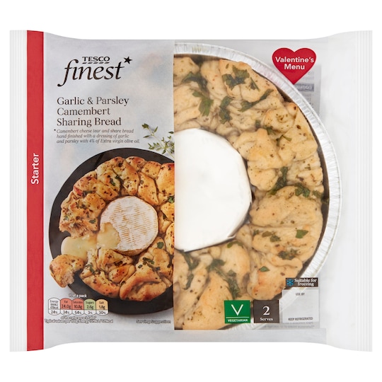 Tesco Finest Garlic & Parsley Camembert Sharing Bread 290G Tesco