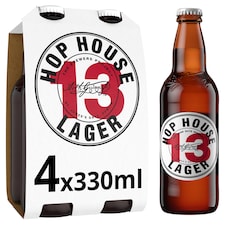 Hop House 13 Lager Beer Bottle 4% Vol 4x330ml