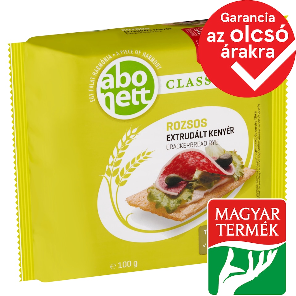 Abonett Classic rozsos extrudált kenyér 100 g