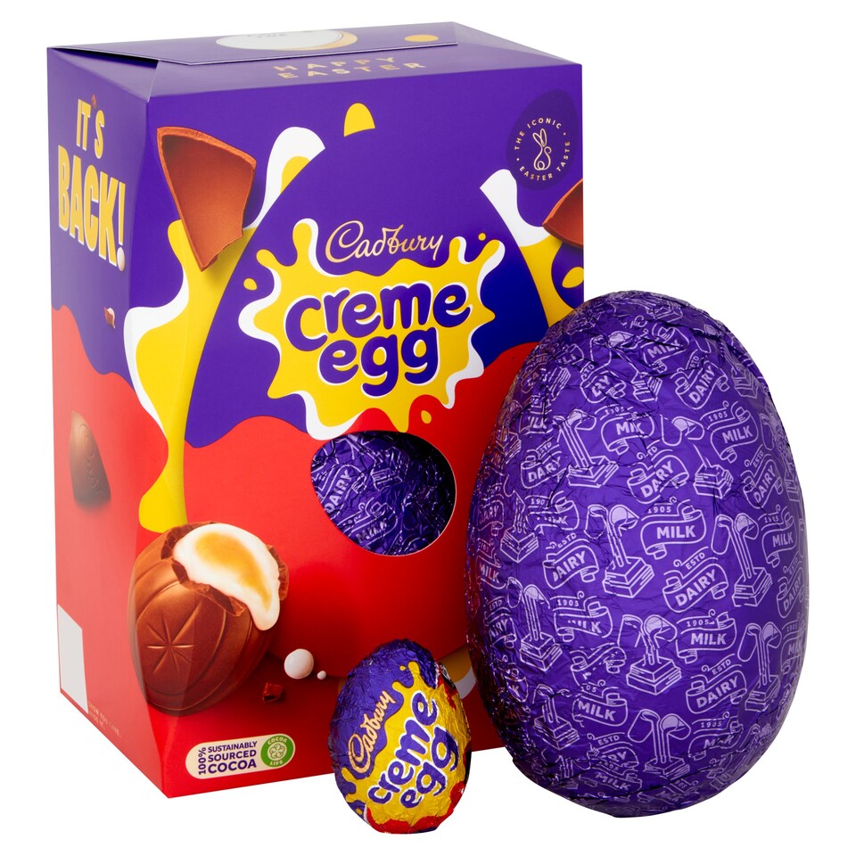 image 1 of Cadbury Creme Egg Chocolate Easter Egg 195g