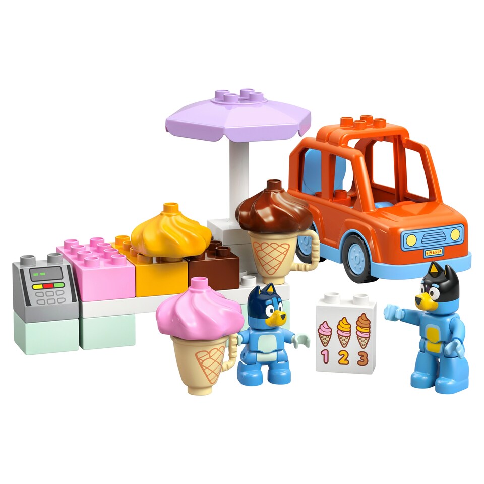 Obrázek 1 pro produkt LEGO DUPLO 10458 Bluey a výlet na zmrzlinu