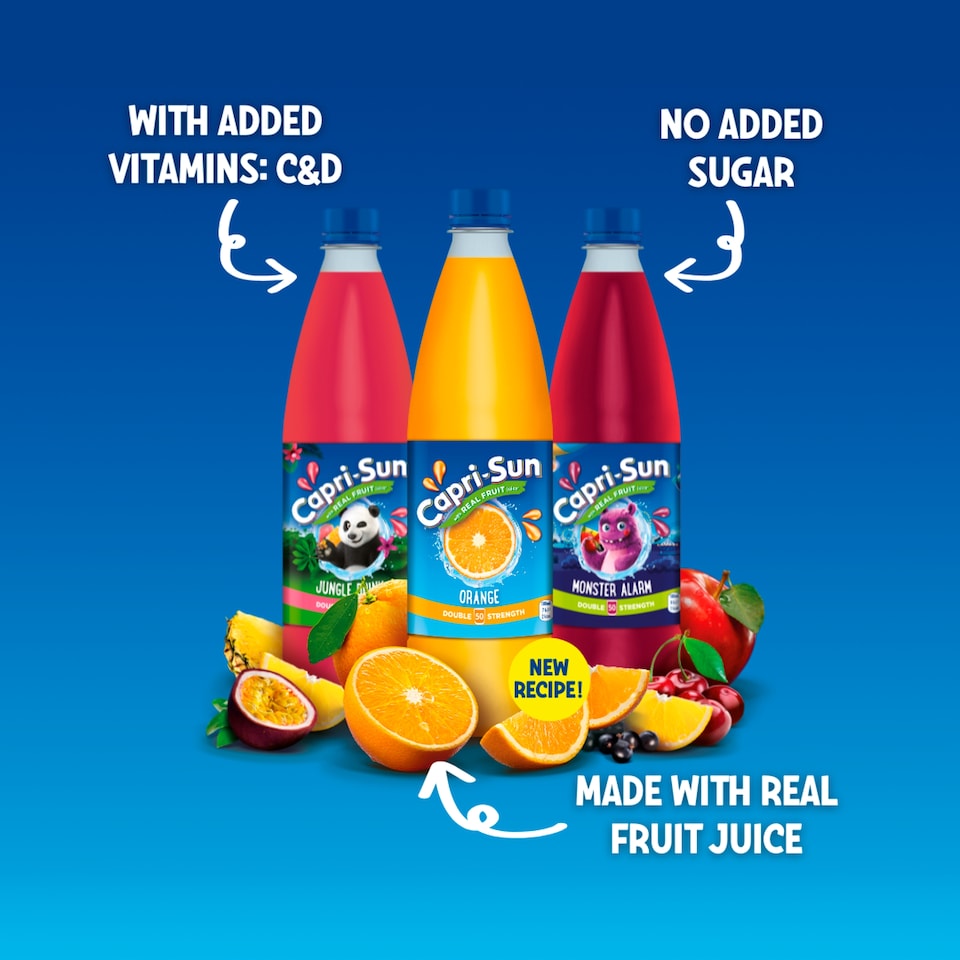 image 1 of Capri-Sun Double Strength Orange Squash 1L