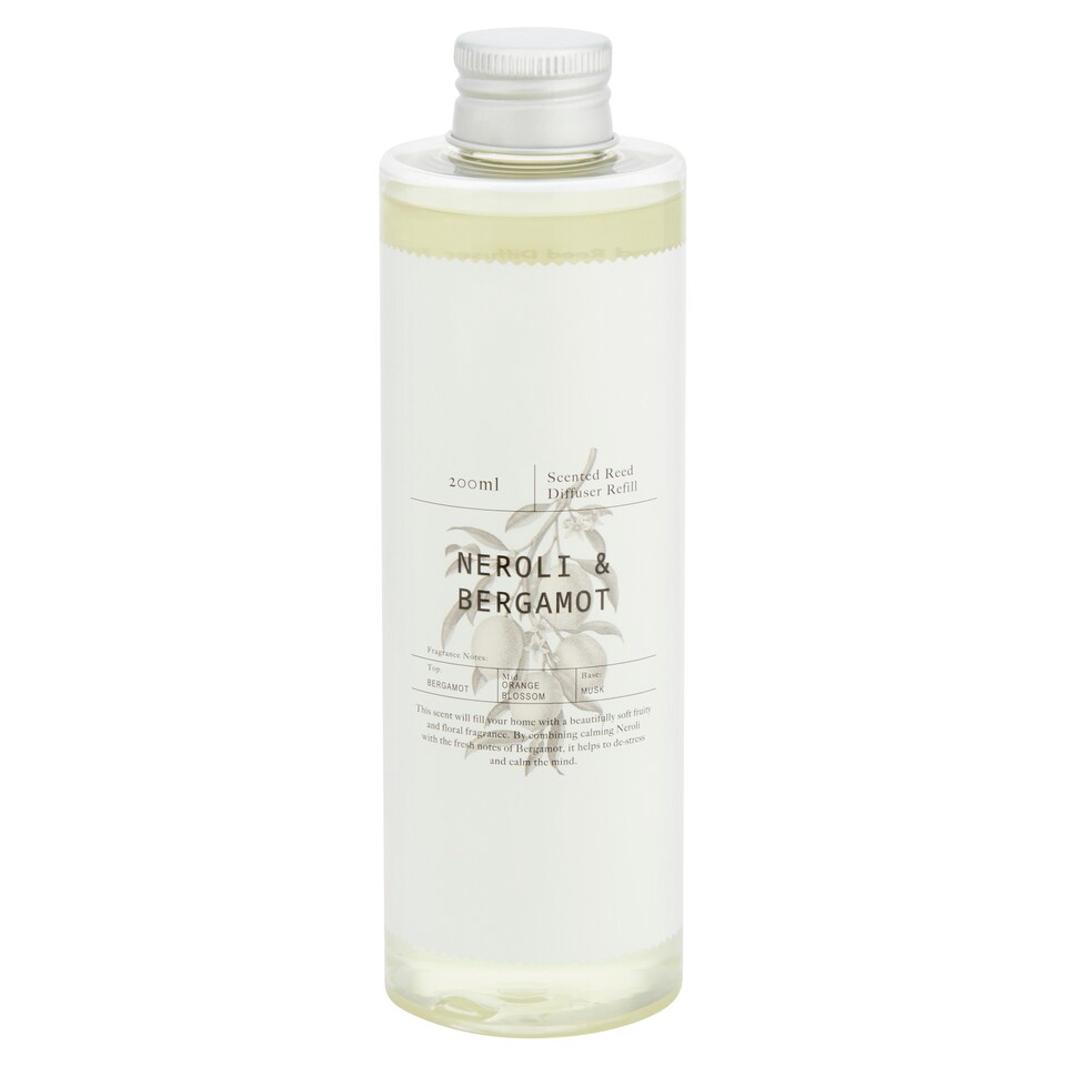 Tesco Apothecary Diffusing Ref-Neroli And Bergamot 200Ml