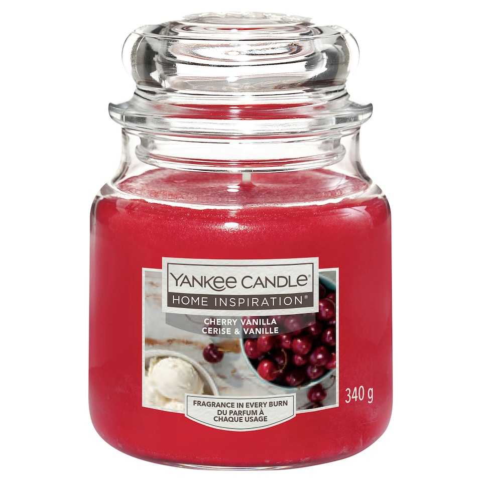 image 1 of Yankee Candle Medium Jar Cherry Vanilla