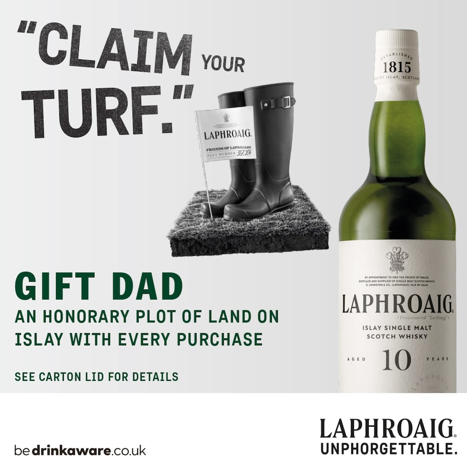 image 1 of Laphroaig 10 Year Old Islay Single Malt Scotch Whisky 70cl