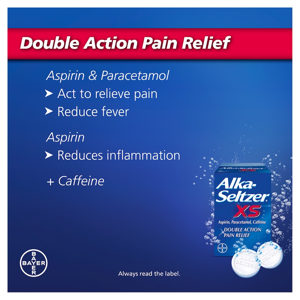image 1 of Alka Seltzer Xs Double Action Tablets 20S