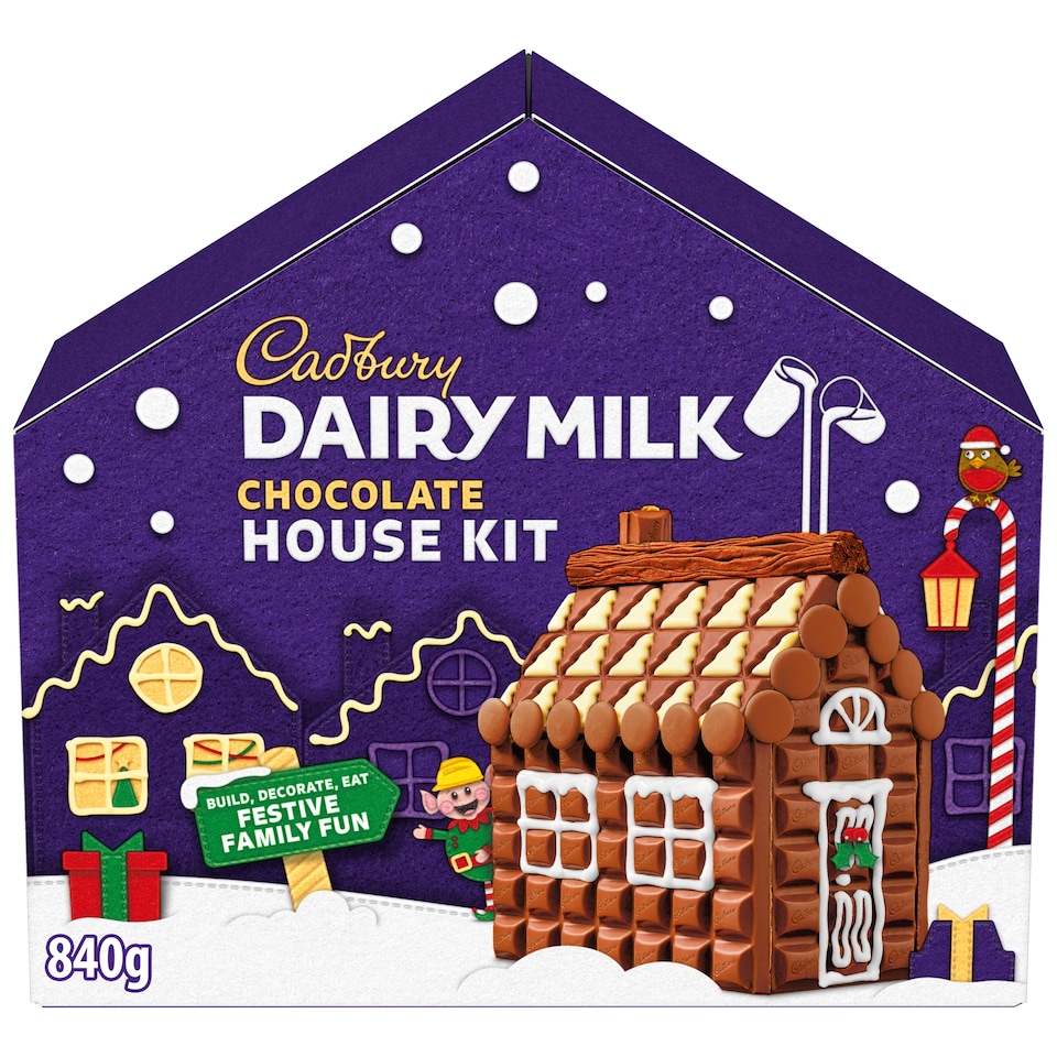 Cadbury Dairy Milk Chocolate House Kit 840.8G