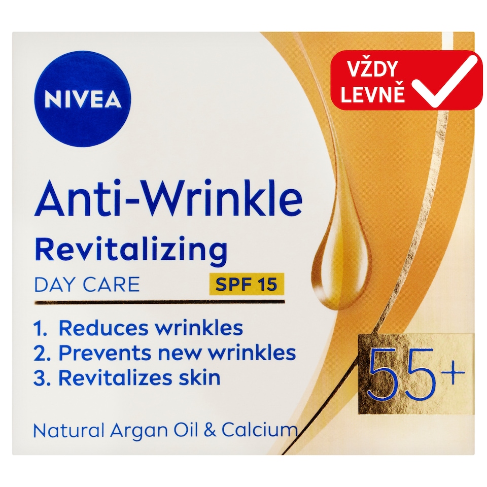 Obrázek 1 pro produkt Nivea Obnovující denní krém proti vráskám 55+ OF 15 50ml
