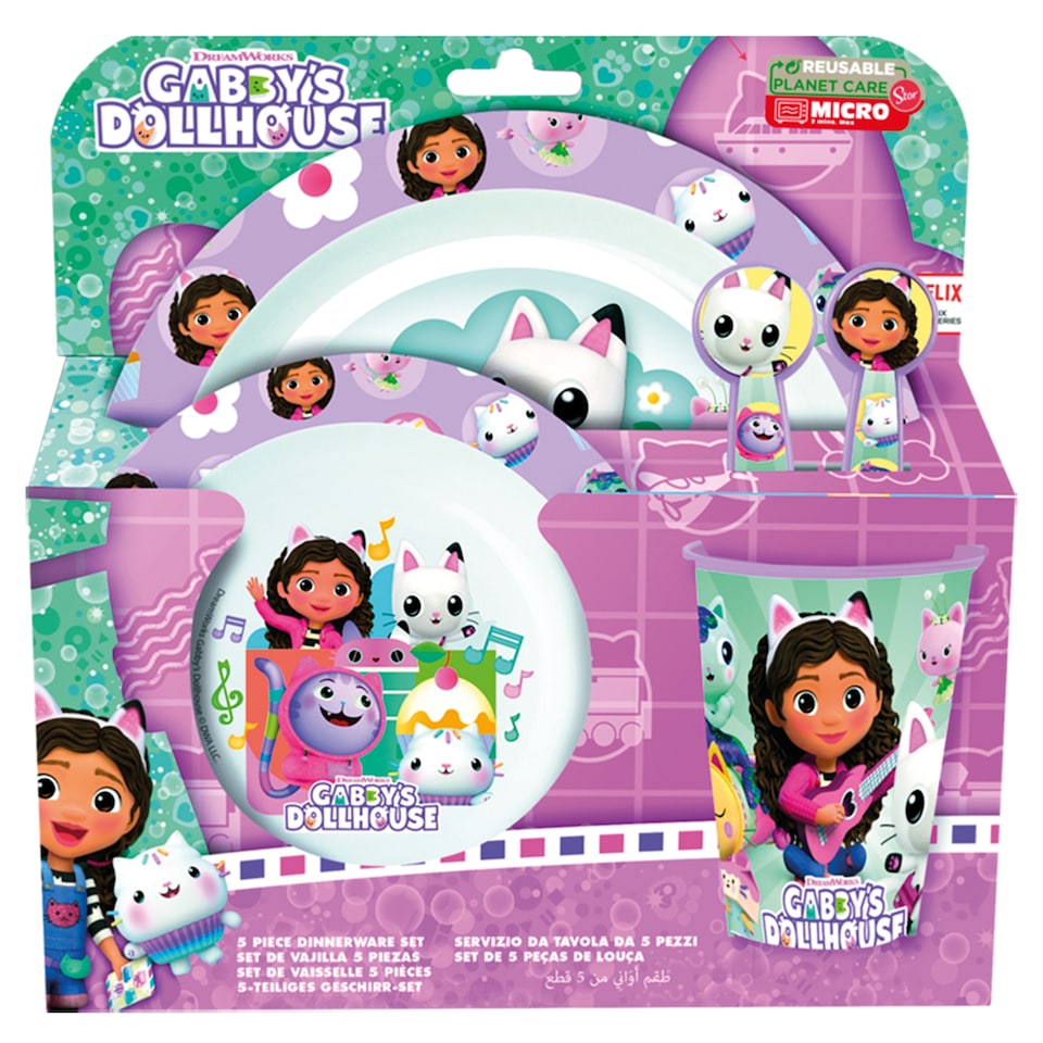 Gabby's Doll House Sada nádobí 5 ks