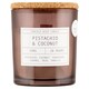 image 1 of F&F Home Crackle Pistachio & Coconut Scented Candle 198g