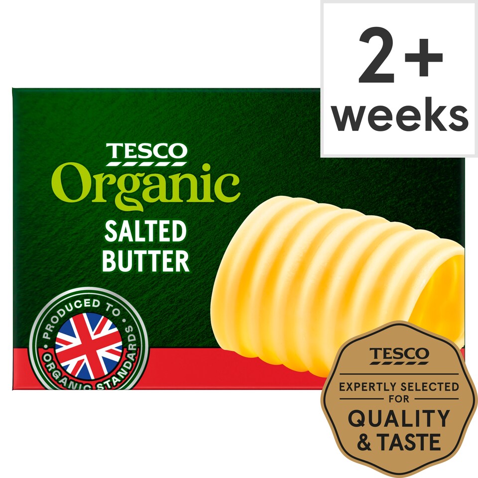 Tesco Organic Salted Butter 250G