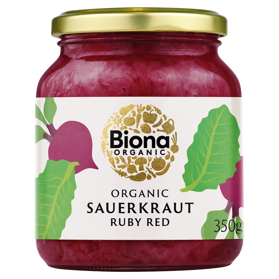 Biona Organic Ruby Beetroot Sauerkraut 350g