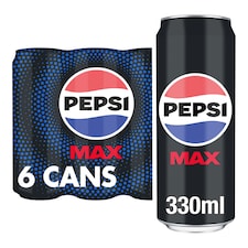 Pepsi Max 6 X 330 Ml Pack