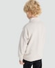 image 3 of F&F Boys Cotton Rich Half Zip Sweatshirt in Med Nude