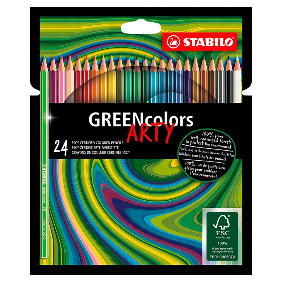 Stabilo GREENcolors barvičky 24 ks