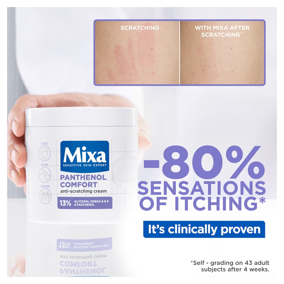 image 1 of Mixa Body Panthenol Comfort Cream Jar 400ml