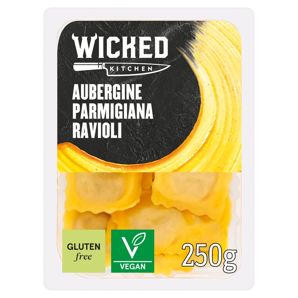 Wicked Kitchen Aubergine Parmigiana Ravioli 250G
