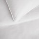 image 2 of Tesco White 100% Cotton Oxford Edge Duvet Set Super King
