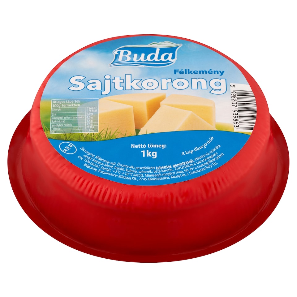 image 1 of Buda Semi-Hard Cheese Disc 1 kg
