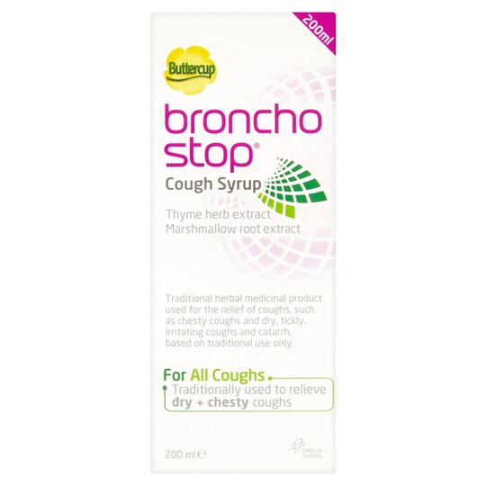Bronchostop Syrup 200Ml Tesco Groceries