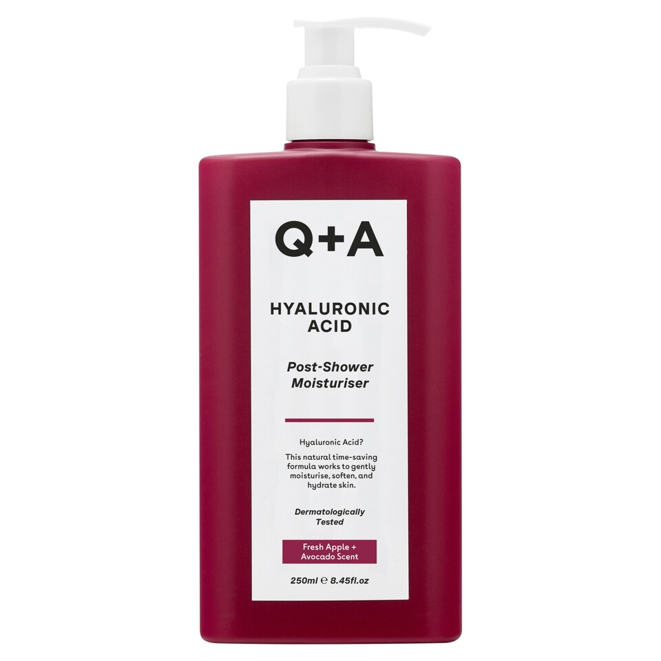 Q+A Hyaluronic Acid Post Shower Moisturiser 250ml