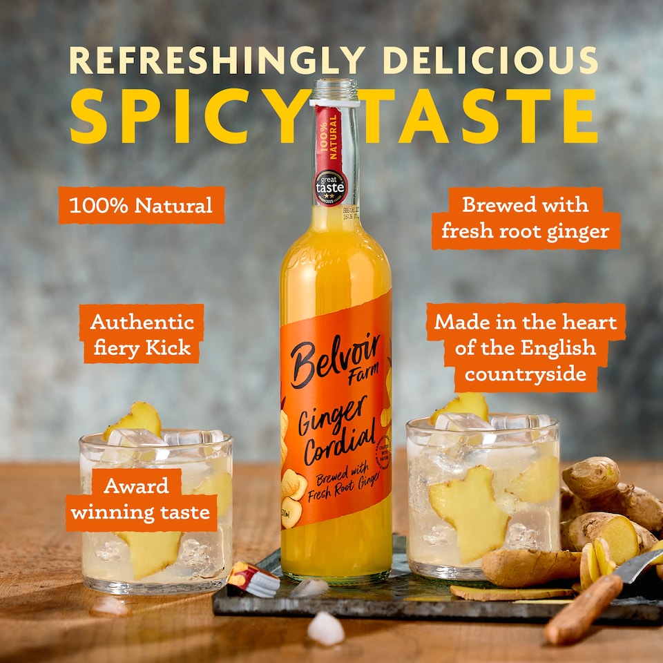 image 1 of Belvoir Ginger Cordial 500Ml